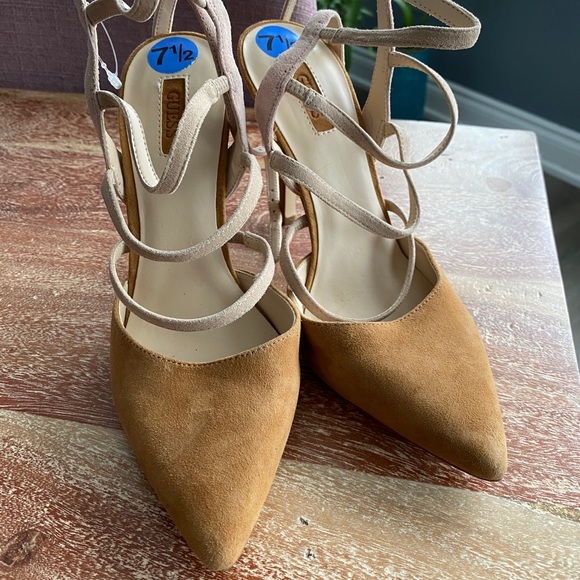 Guess Suede Straps Heels - Picture 2 of 4